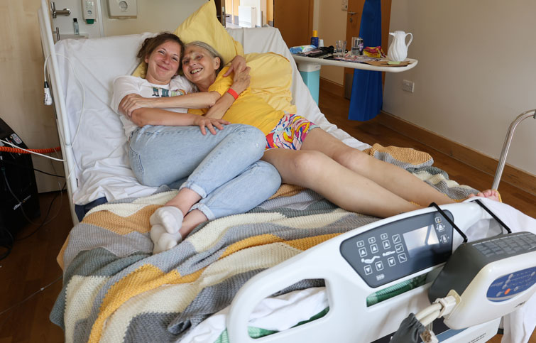 £11,700 for a new cuddle bed at St Helena Hospice